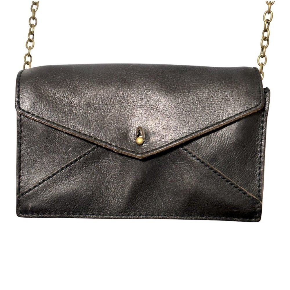 Madewell dark brown leather crossbody